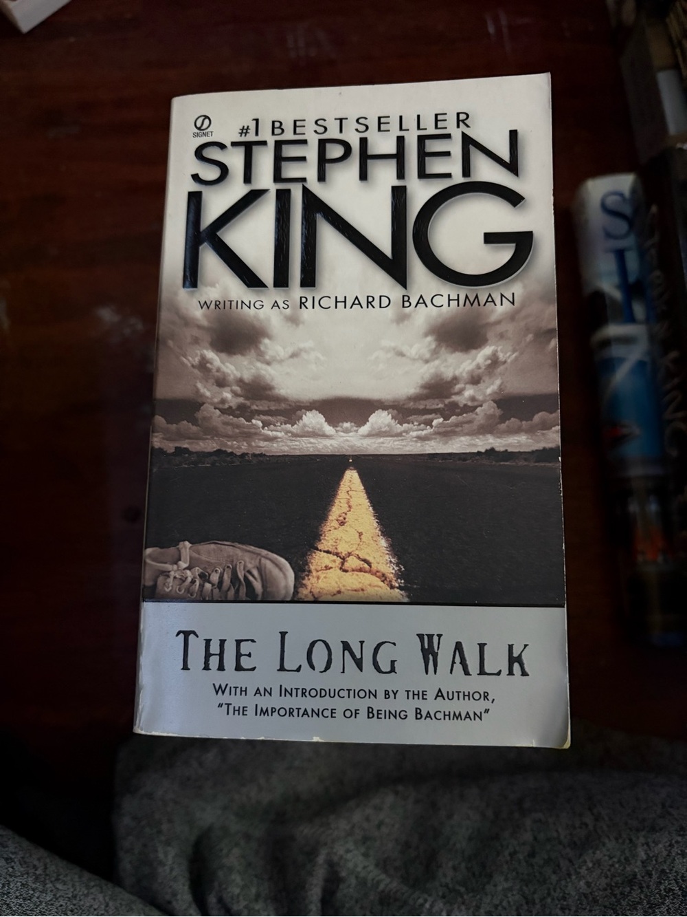 The Long Walk Paperback Book - Black & White Cover